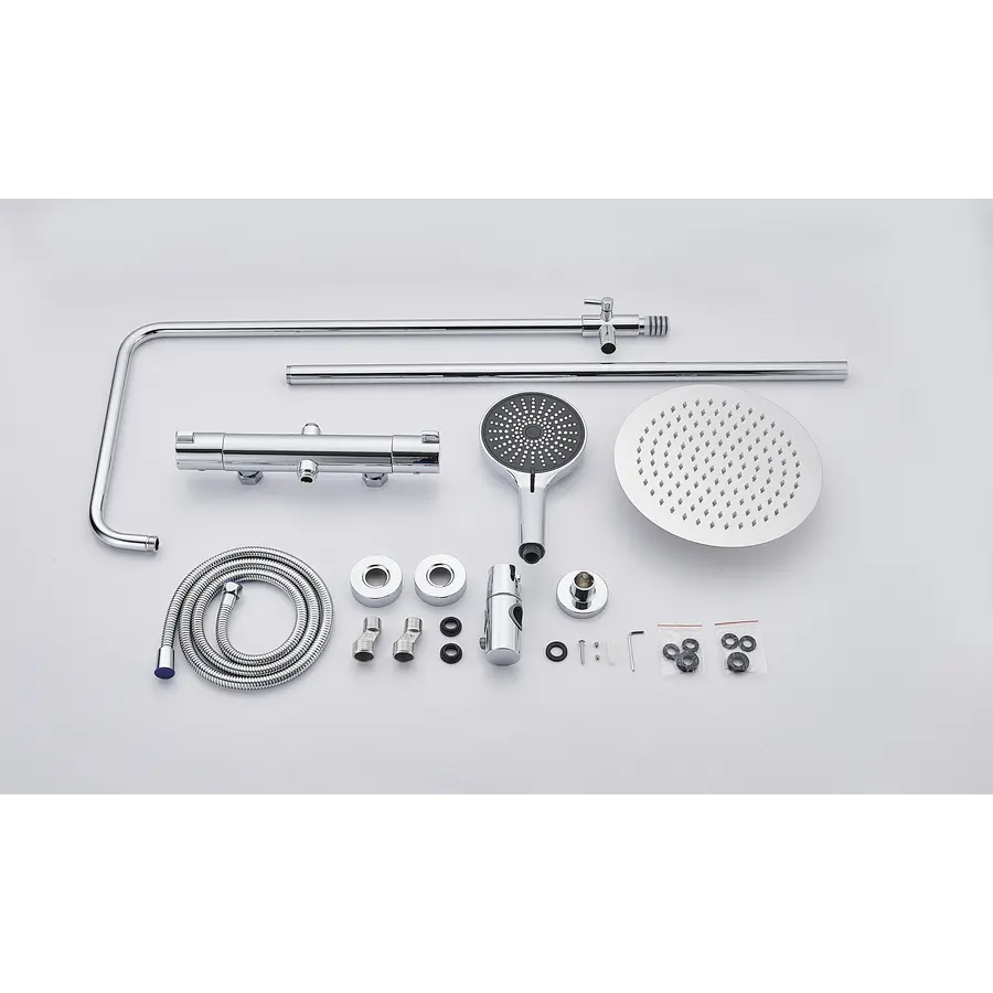 Душова система з термостатом зовнішнього монтажу для душу Nett SSH-24