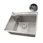 Кухонна мийка накладна з нержавійки 1.5 мм кухонна станція Nett NS-5747