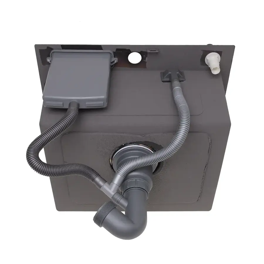 Кухонна мийка накладна з нержавійки 1.5 мм кухонна станція Nett NS-5747