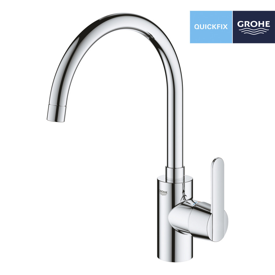 Змішувач одноважільний для кухонної мийки Grohe QuickFix Get 31494001