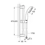 Душовий гарнітур Grohe QuickFix Vitalio Start 100 27948000