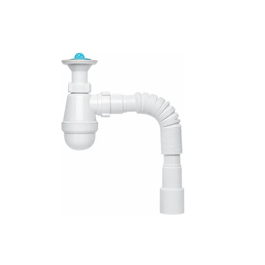 Сифон для раковины KronoPlast 1 1/4''х40 мм с литым выпуском SТ12000043 (Т1050)<br>