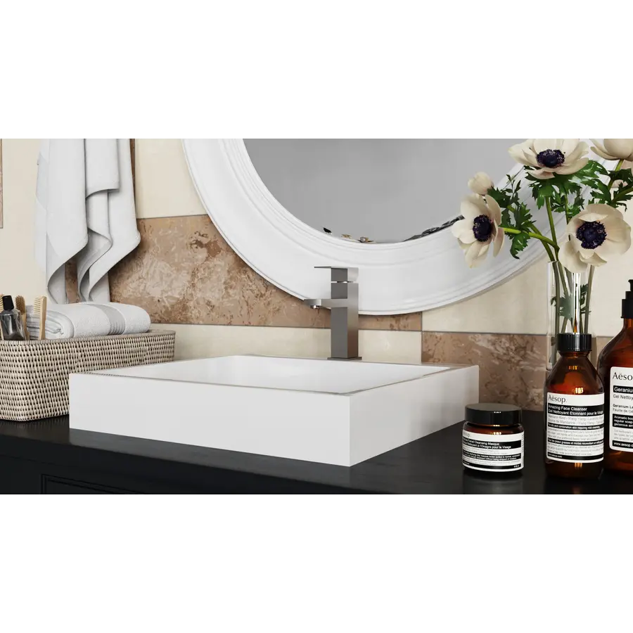 Змішувач для раковини Kroner KRP Edelstahl Kubus - ESG010