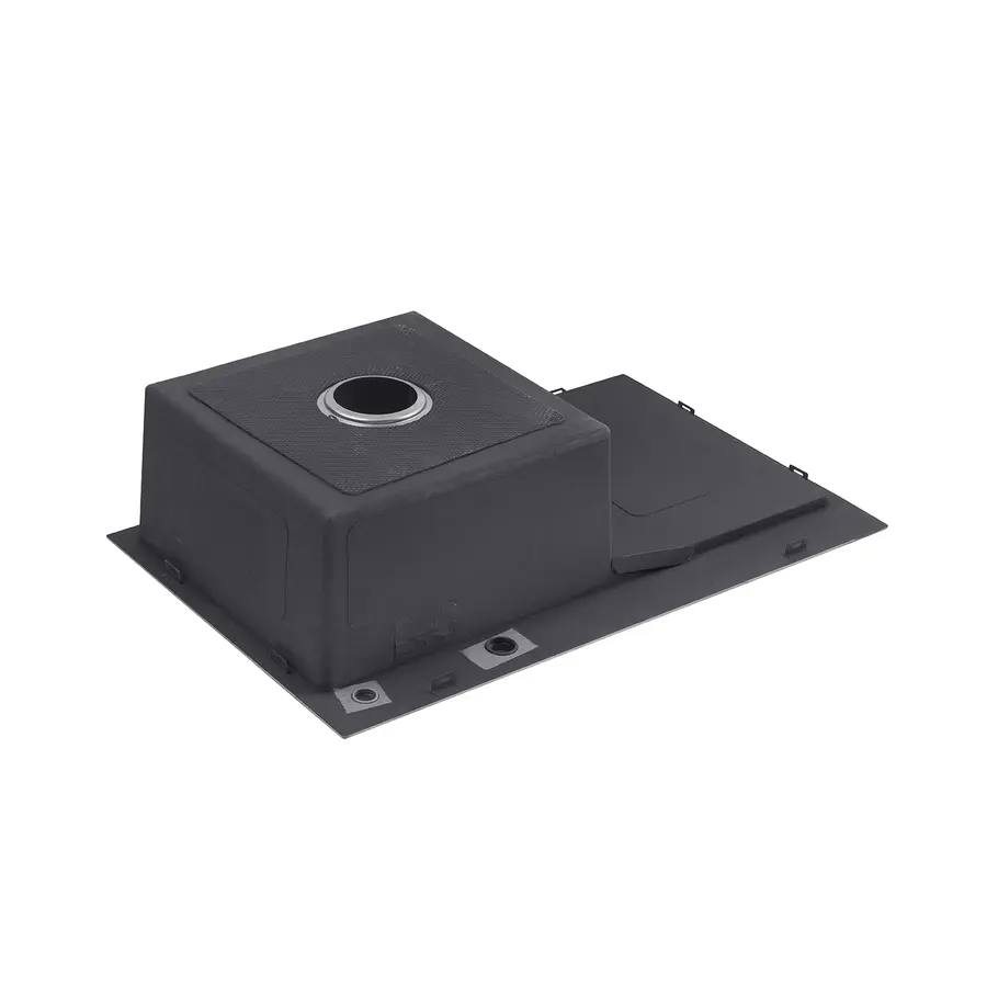 Кухонна мийка з нержавіючої сталі Kroner KRP Gebürstet-7849LHM