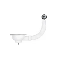 Резьбовой выпуск KronoPlast 3 1/2''х40 мм с круглым переливом NS1002РР07<br> Резьбовой выпуск KronoPlast 3 1/2''х40 мм с круглым переливом NS1002РР07<br>