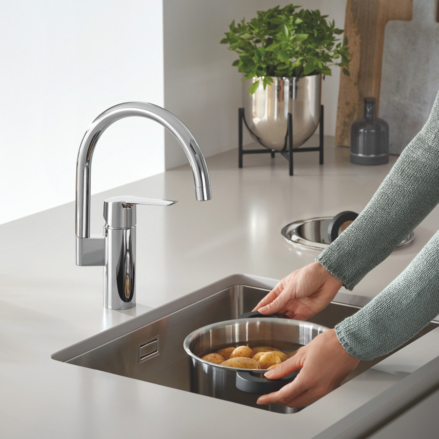 Змішувач одноважільний для кухонної мийки Grohe QuickFix Start 30469000