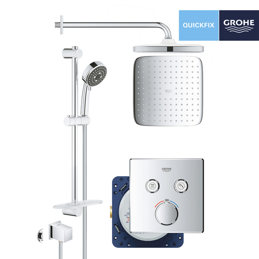 Душова система прихованого монтажу Grohe QuickFix SmartControl UA202801C2