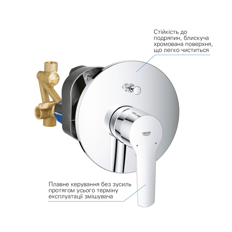 Душова система прихованого монтажу Grohe QuickFix Start UA25183007