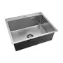 Кухонна мийка з нержавіючої сталі Kroner KRP Gebürstet-6050HM