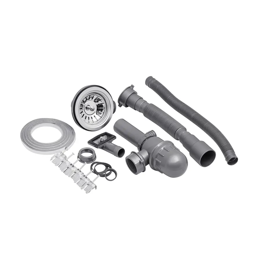 Кухонна мийка з нержавіючої сталі Kroner KRP Gebürstet-6050HM