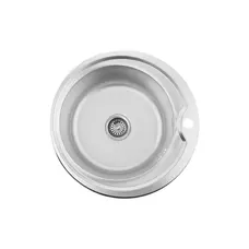 Кухонна врізна мийка з нержавіючої сталі Kroner KRP Dekor-510 0.6 мм-180