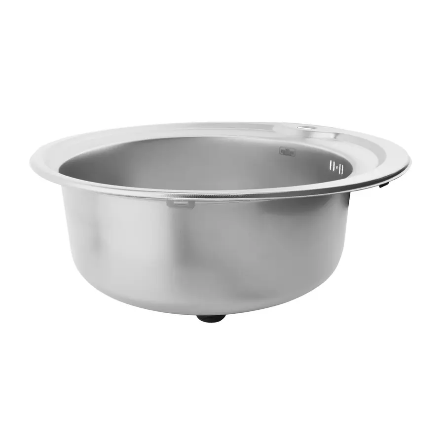 Кухонна врізна мийка з нержавіючої сталі Kroner KRP Dekor-510 0.6 мм-180