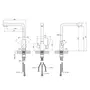 Змішувач для кухні з підключенням до фільтру Kroner KRP Edelstahl Kubus - SCH03810