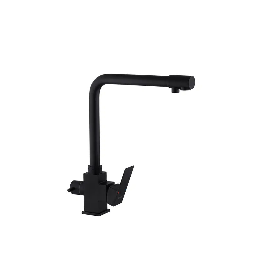 Змішувач для кухні з підключенням до фільтру Kroner KRP Edelstahl Kubus - SCH03810