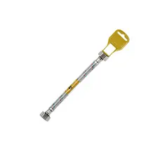 Гнучка підводка для підключення води Kroner KRM-100 1/2"х1/2" ВВ в нейлоновому обплетенні покритому ПВХ