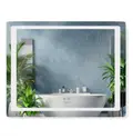 Дзеркало Kroner KRP Spiegel HR2 - 9070 з LED-підсвічуванням та антизапітнінням