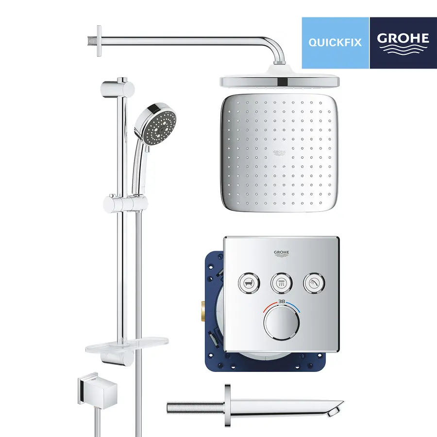 Душова система прихованого монтажу Grohe QuickFix SmartControl UA202801C3
