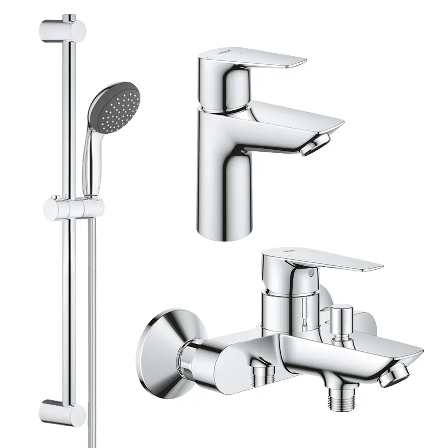 Набір змішувачів 3 в 1 для ванної кімнати Grohe QuickFix StartEdge S-Size UA202501SE