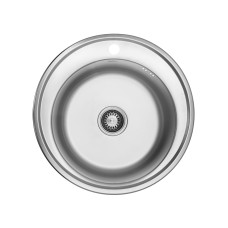 Кухонна врізна мийка з нержавіючої сталі Kroner KRP Dekor-510 0.8 мм-180