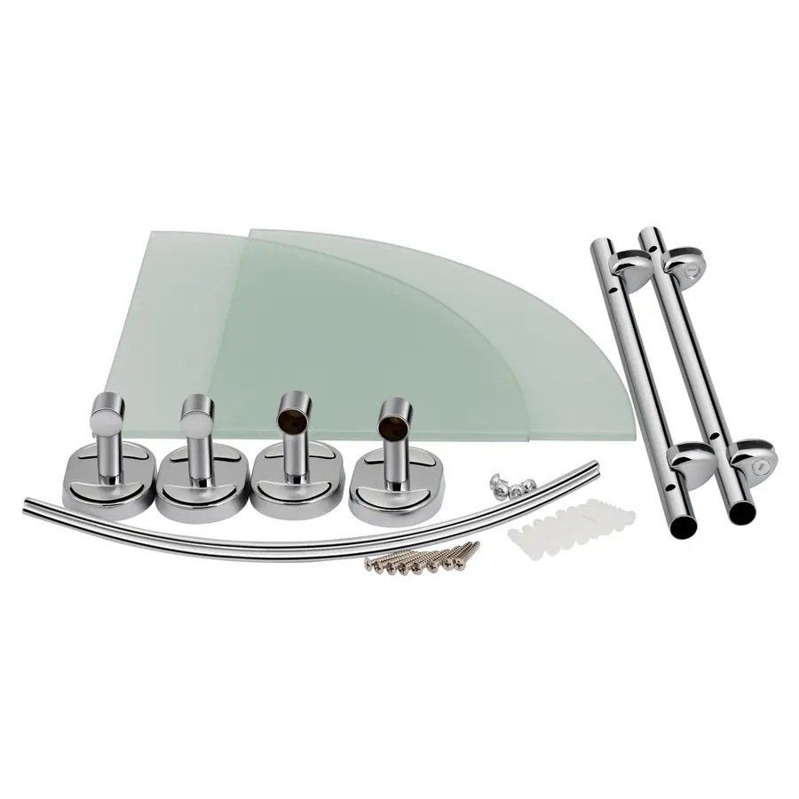 Полиця для ванної кімнати кутова Kroner KRM Elbe - ACG2907-2