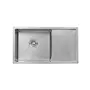 Кухонна мийка з нержавіючої сталі Kroner KRP Gebürstet-7844HM