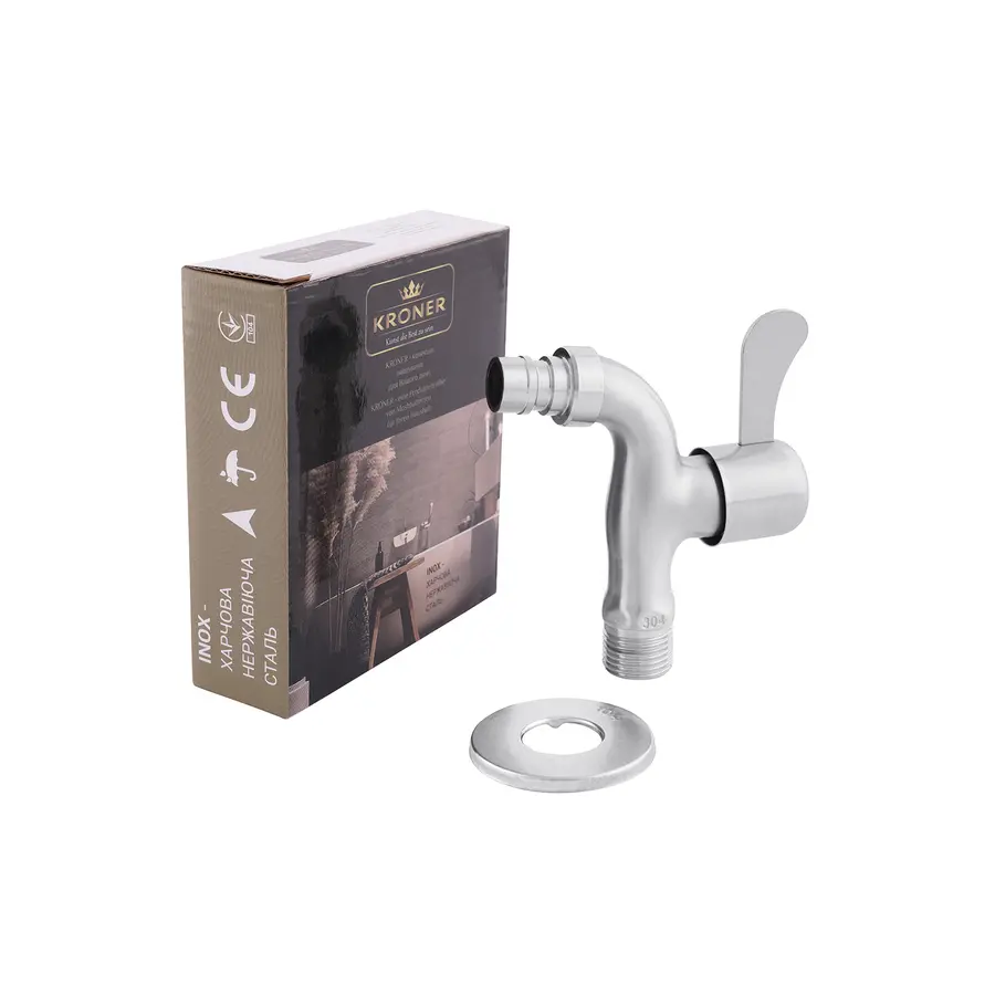 Кран для полива Kroner KRP Edelstahl Klassisch - ESG099 1/2'' ЗР