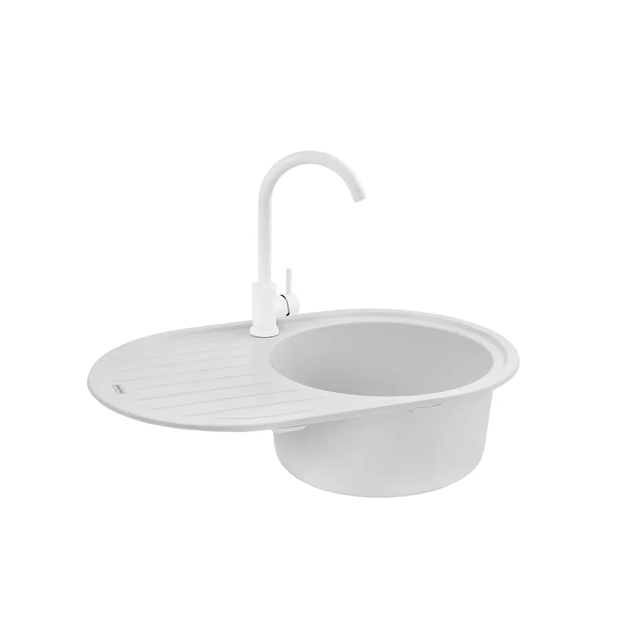 Кухонна мийка зі штучного каменю Kroner KRP Komposit GRA-7750