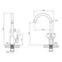 Смеситель для кухни Agua Acero-INOX035NM