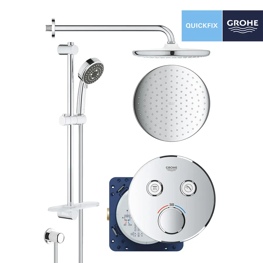 Душова система прихованого монтажу Grohe QuickFix SmartControl UA202801R2