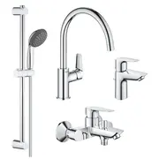 Набір змішувачів 4 в 1 для ванної кімнати та кухні Grohe QuickFix StartEdge S-Size UA202501SK