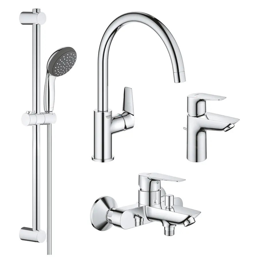 Набір змішувачів 4 в 1 для ванної кімнати та кухні Grohe QuickFix StartEdge S-Size UA202501SK