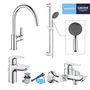 Набір змішувачів 4 в 1 для ванної кімнати та кухні Grohe QuickFix StartEdge S-Size UA202501SK
