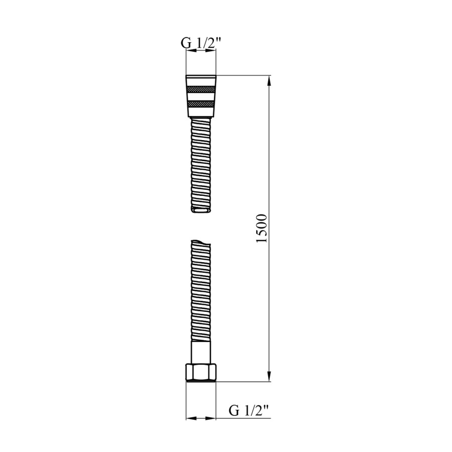 Шланг для душу Kroner KRP - SCH620