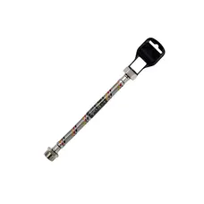 Гнучка підводка для підключення води Kroner KRP-50 1/2"х1/2" ВЗ в обплетенні з нержавіючої сталі