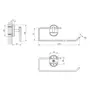 Тримач для туалетного паперу Kroner KRM Elbe - ACC2903-3