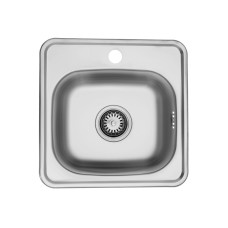 Кухонна врізна мийка з нержавіючої сталі Kroner KRP Satin-3838 0.6 мм-160