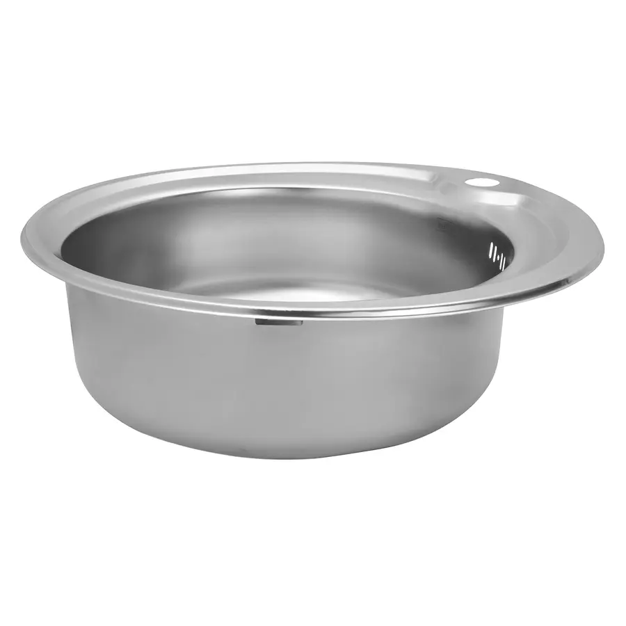 Кухонна врізна мийка з нержавіючої сталі Kroner KRP Satin-510 0.6мм-160