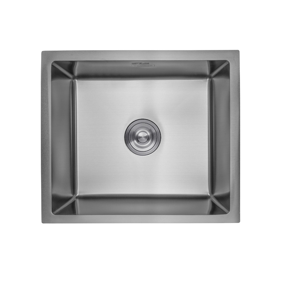 Кухонна мийка з нержавіючої сталі Kroner KRP PVD Schwarze-4843HM