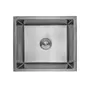 Кухонна мийка з нержавіючої сталі Kroner KRP PVD Schwarze-4843HM