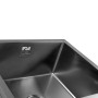 Кухонна мийка з нержавіючої сталі Kroner KRP PVD Schwarze-4843HM