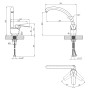 Смеситель для кухни Kroner KRM Odra - B035