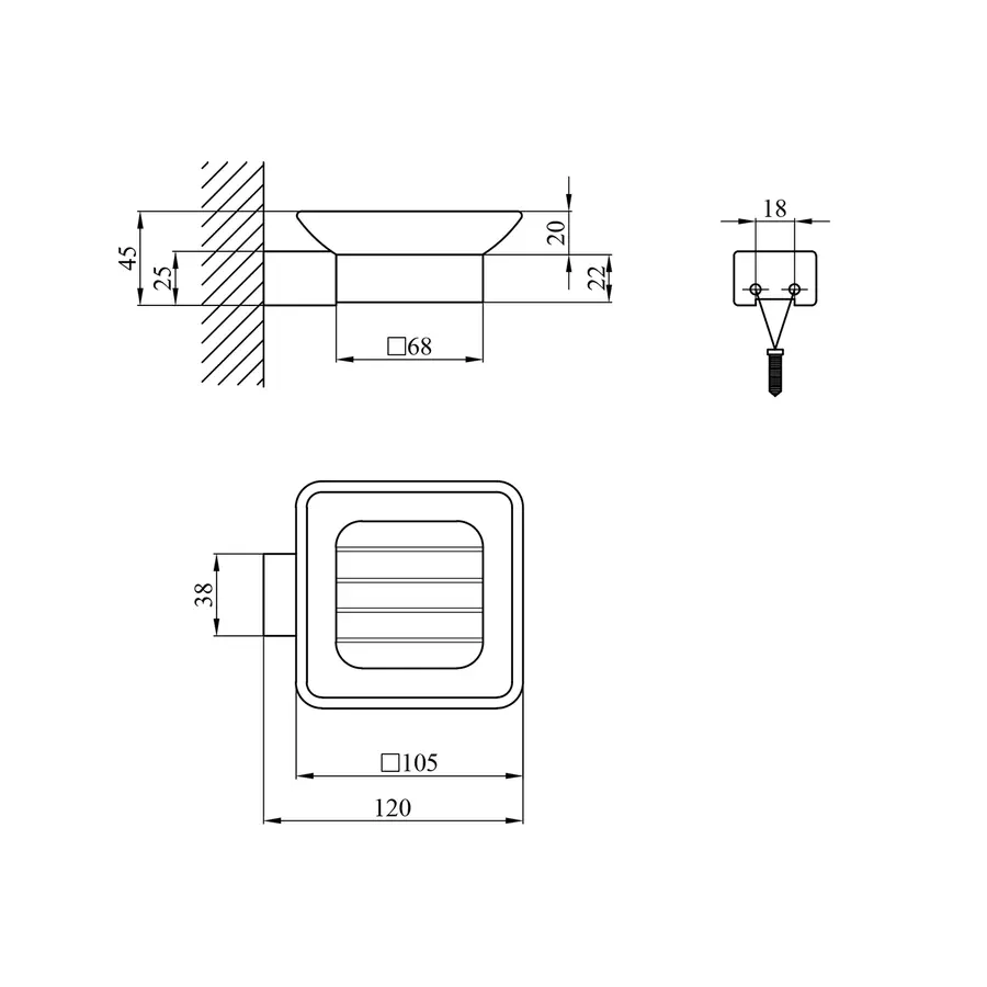 Мильниця Kroner KRP Edelstahl Kubus - SCH3902