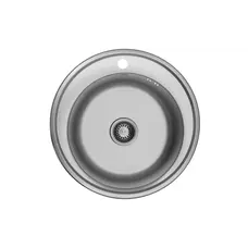 Кухонна врізна мийка з нержавіючої сталі Kroner KRP Satin-510 0.8мм-180