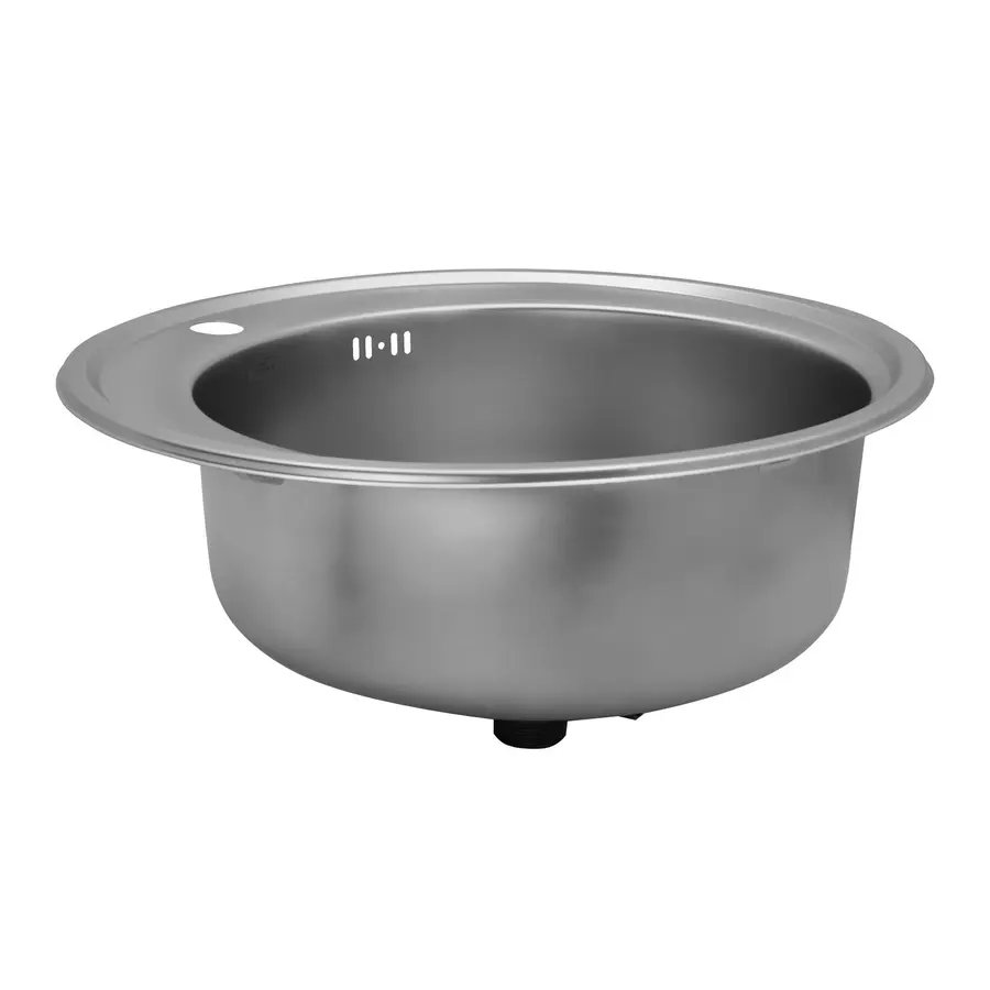 Кухонна врізна мийка з нержавіючої сталі Kroner KRP Satin-510 0.8мм-180