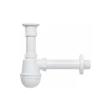 Сифон для кухонной мойки KronoPlast 1 1/2''х40 мм с резьбовым выпуском SM14010002<br>