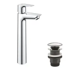 Змішувач для раковини Grohe QuickFix StartEdge XL-Size 23777001 з донним клапаном Змішувач для раковини Grohe QuickFix StartEdge XL-Size 23777001 з донним клапаном