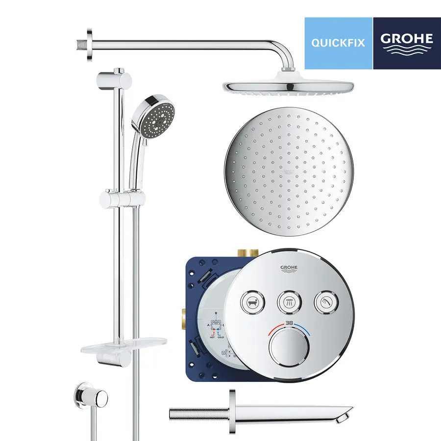 Душова система прихованого монтажу Grohe QuickFix SmartControl UA202801R3