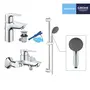 Набір змішувачів 3 в 1 для ванної кімнати Grohe QuickFix StartEdge S-Size UA202501SQ