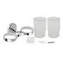 Стакан двойной для ванной комнаты Kroner KRM Elbe - ACG2908 с держателем зубных щеток