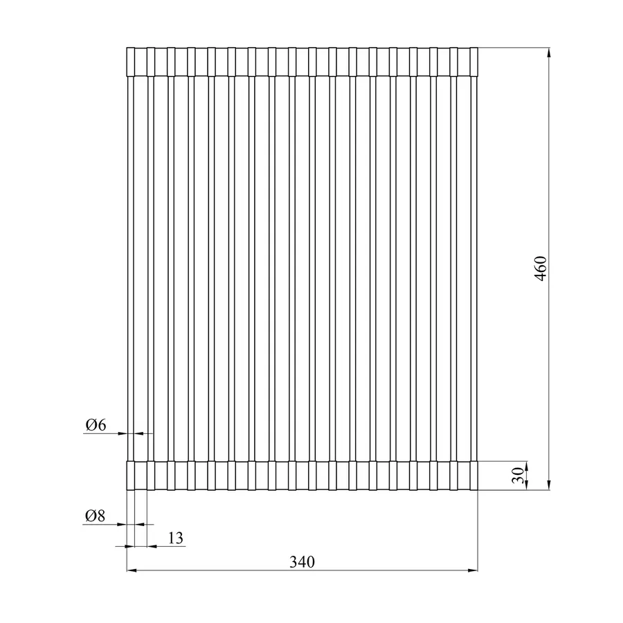 Сушилка для посуды Kroner KRP Matte - GRA4333-2